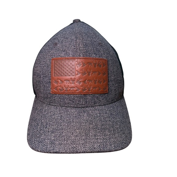 Columbia PFG Performance Hunting Gear Trucker Hat Cap American Flag Patch - Picture 1 of 8